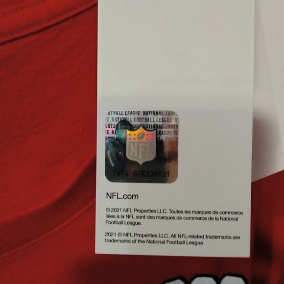 Nike Men's San Francisco 49ers Rewind Front and Back T-Shirt, Scarlet, Size XXL, - Picture 7 of 8